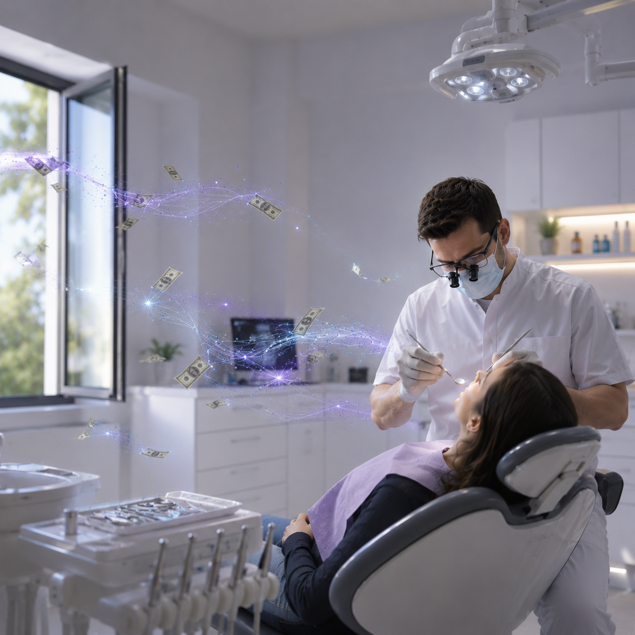 Revenue leaking from an independent dental practice